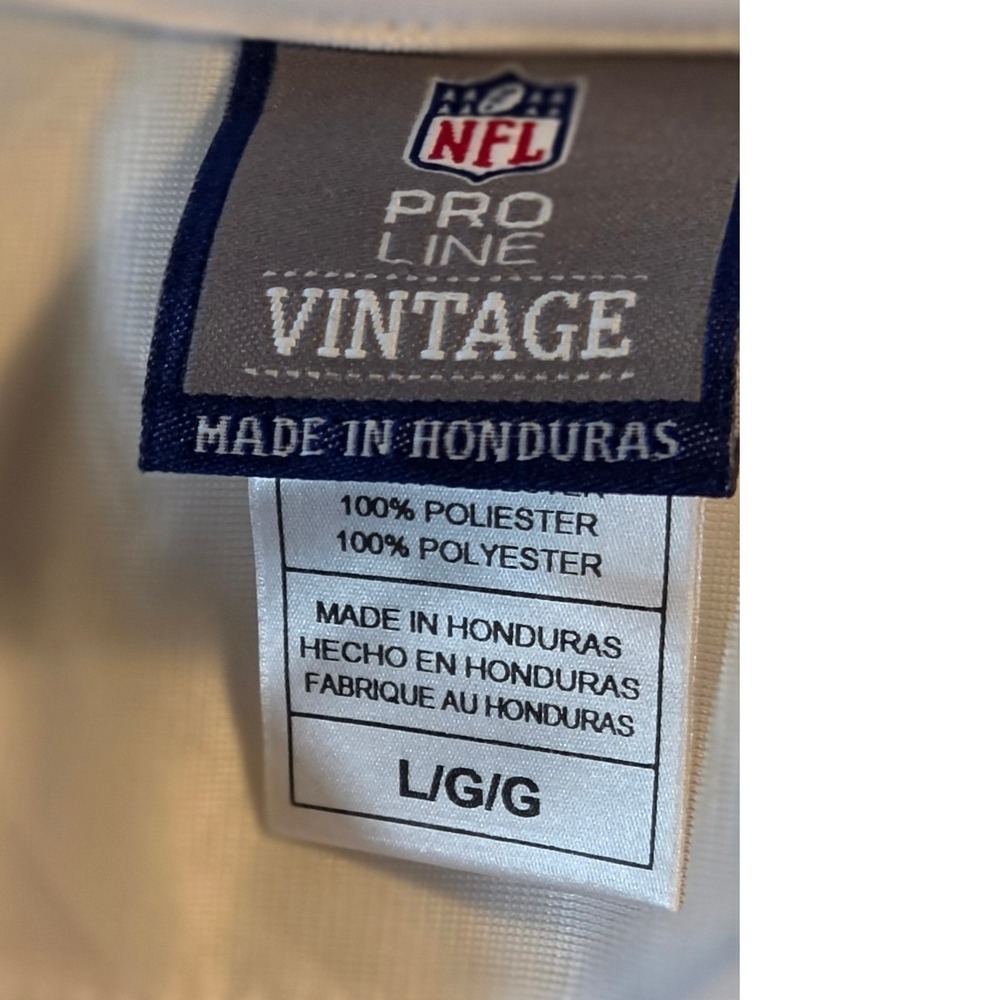 NFL Pro Line Jersey Mens L White New Steelers 1976 Hall of Fame Vintage Graphic - Picture 3 of 7